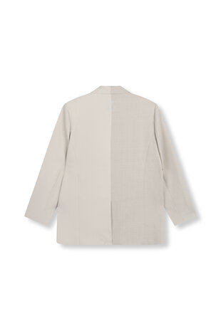 Blazer geruit en effen Bodi beige - Refined Department