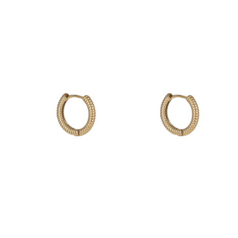 Oorbellen E56089-2 Propeller hoop goud - Day&Eve