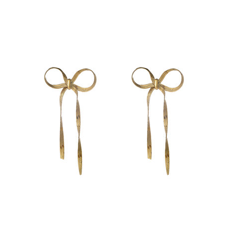 Oorbellen E56260-2 Big bow stud goud - Day&Eve