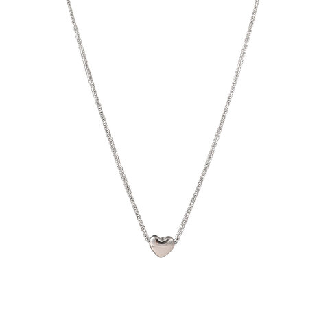 Ketting N56081-1 subtiel hartje zilver - ​​​​​​​Day&Eve