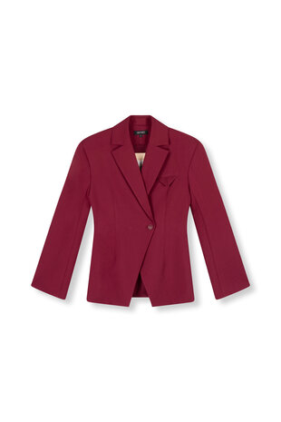 Getailleerde blazer Miley Bordeaux rood - Refined Department