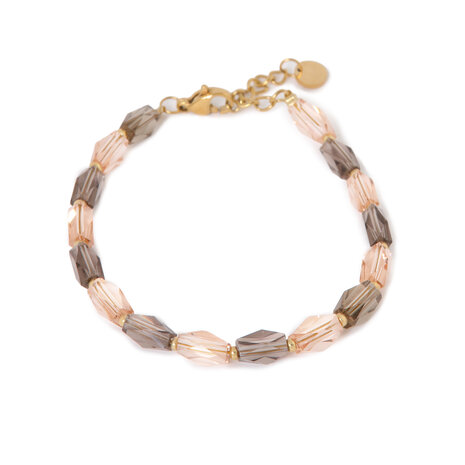 Armband K.SA.314.1 Big terra goud - Label Kiki