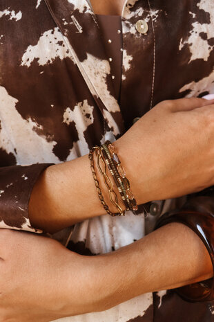 Armband K.SA.323.1 Lasso goud - Label Kiki