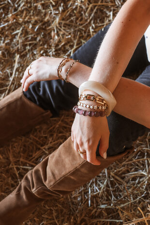 Armband K.SA.347.1 Wanderlight goud - Label Kiki