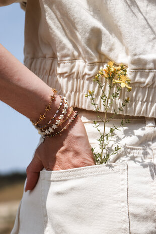 Armband K.SA.319.1 Lila glow goud - Label Kiki