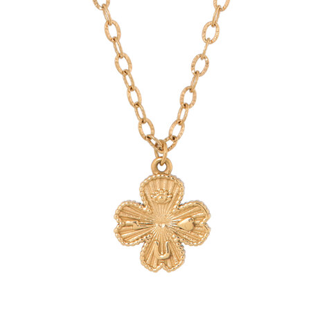 Ketting K.SK.213.1 Wish me luck goud - Label Kiki