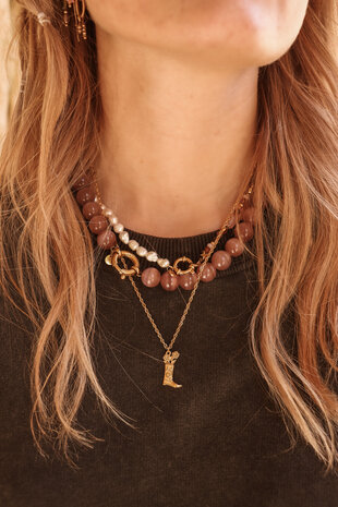 Ketting K.SK.215.1 Howdy goud - Label Kiki