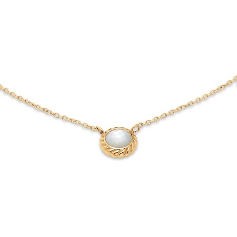 Ketting Friends Sienna Parel FN29 goud - ​​​​​​​Melano
