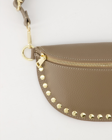 Tas Debby leer taupe - Teatro