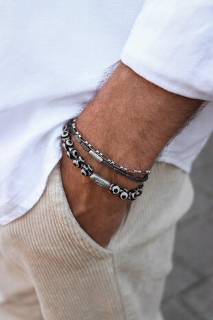 Armband Vince silver - George The Label