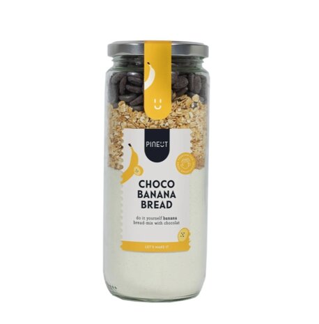DIY chocolade bananenbrood cake - Pineut