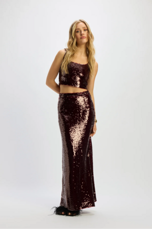 Rokje pailletten maxi Beau - Refined Department