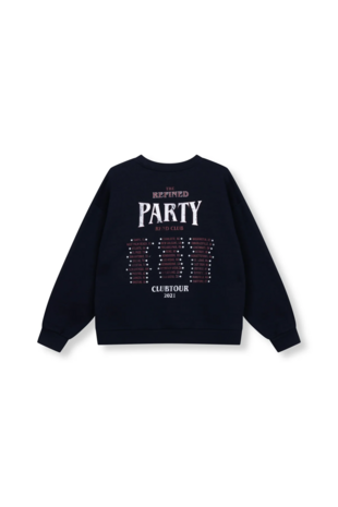 Trui/sweater oversized Femme donkerblauw - Refined Department