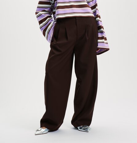Broek met wijde pijpen Kaly bruin - Refined Department