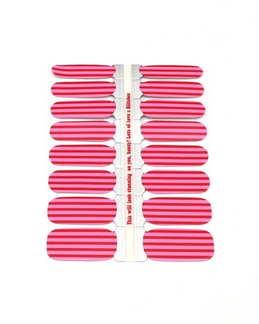 Nagel stickers Sugar Stripes - Blitsbee