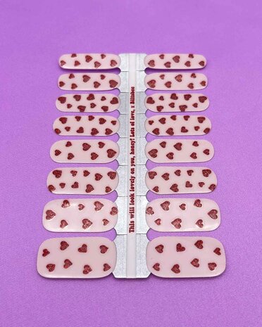 Nagel stickers Love Me - Blitsbee