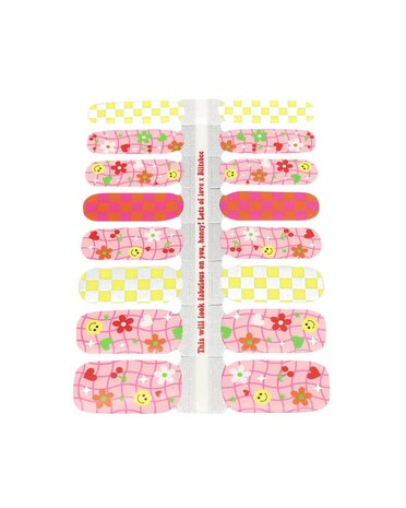 Nagel stickers Checker Cheer - Blitsbee