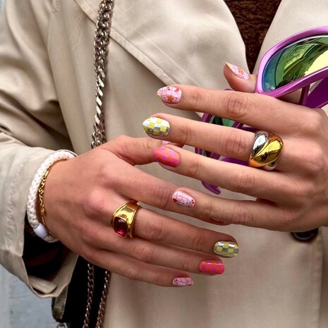 Nagel stickers Checker Cheer - Blitsbee