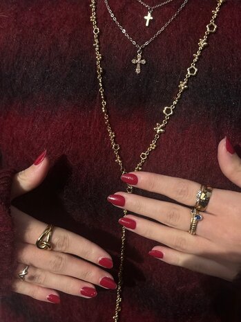 Nagel stickers Ruby Red - Blitsbee