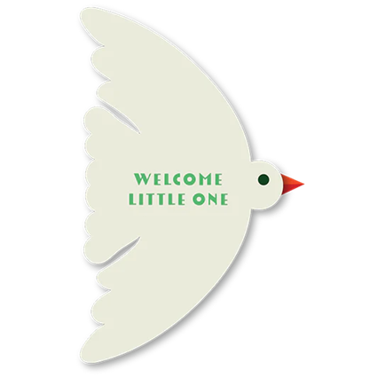 Kaart Welcome little one - TheGiftLabel