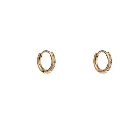 Oorbellen E4476-2 sparkle hoop goud - Day&Eve