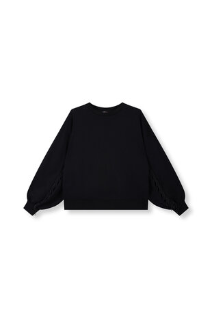Sweater Dani met kralen zwart - Refined Department