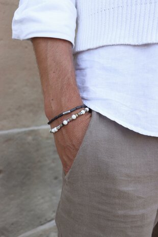 Armband Vince silver - George The Label