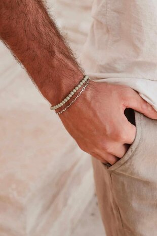 Armband Mick silver - George The Label