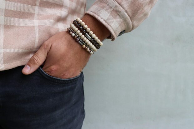 Armband Bones silver - George The Label