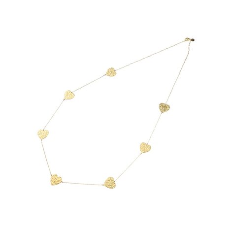 Ketting N5227-2 lang hartjes goud - ​​​​​​​Day&Eve