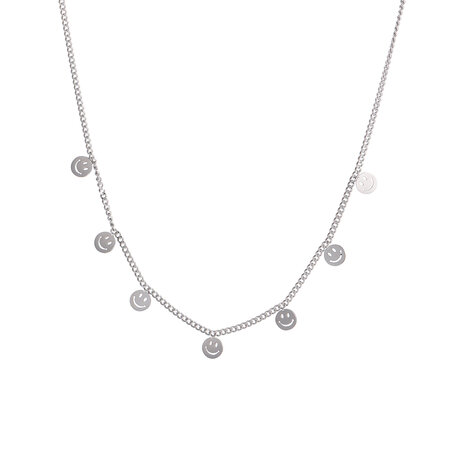 Ketting TN61295-1 smileys tiny zilver - Day&Eve