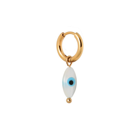 Oorbel per stuk K.SH.373.1 Iris goud - Label Kiki