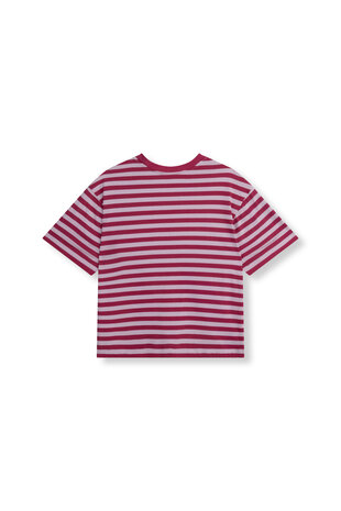 T-shirt Loui roze strepen - Refined Department