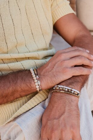 Armband Callum goud - George The Label