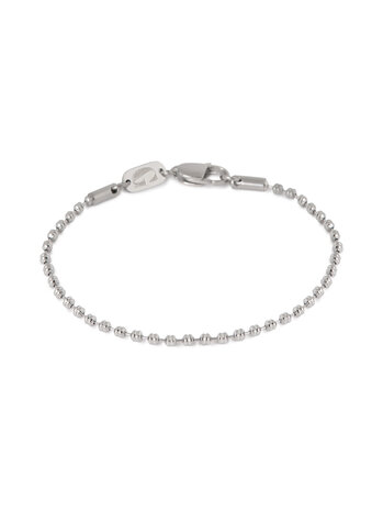 Armband Double Ball silver - George The Label
