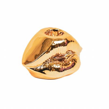 Kandelaar lips goud - HouseVitamin