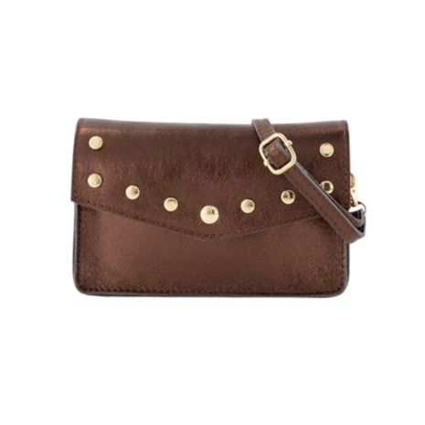 Tasje Laura bruin metallic - Teatro