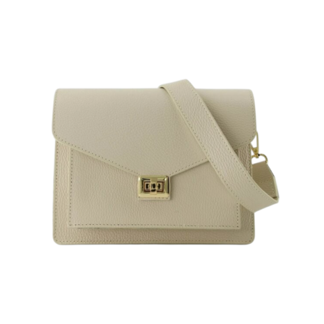 Tas Stacey beige leer - Teatro