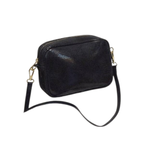 Tas You will shine leer Zwart- Baggyshop