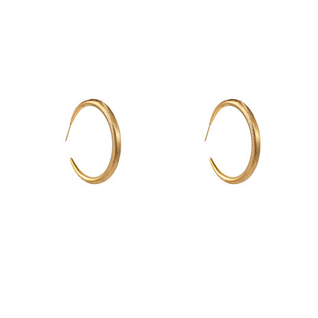 Oorbellen E61226-2 hoops mat goud - Day&Eve 