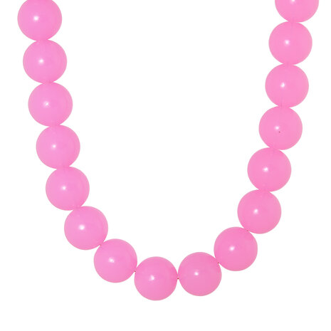 Ketting K.SK.266.1 fuchsia flame goud - Label Kiki