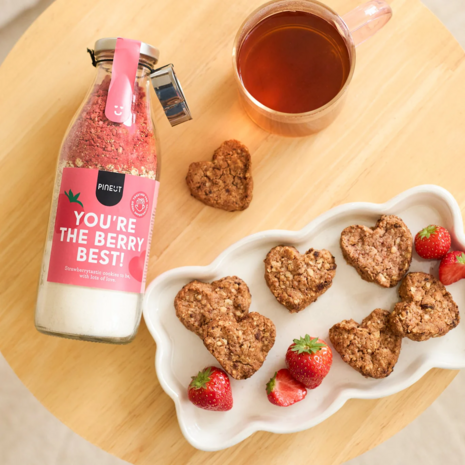 DIY you're the berry best aardbei cookies  - Pineut