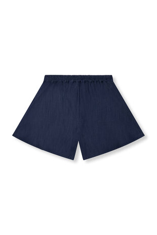 Denim short Cindy donkerblauw - Refined Department