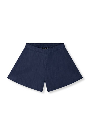Denim short Cindy donkerblauw - Refined Department