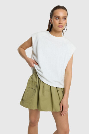 Ballon Rok Mandy groen  - Refined Department