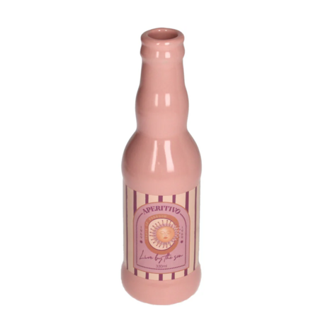 Vaas flesje Aperitivo sun roze