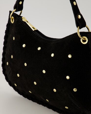 Tas Casey suede zwart - Teatro