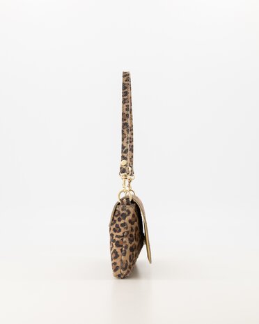 Tas Lara suede leopard - Teatro
