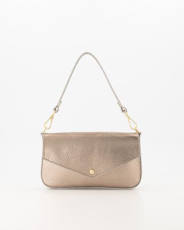 Tas Brandy leer brons - Teatro