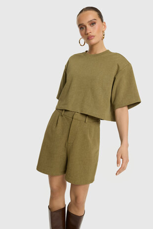Short Puma army groen - RefinedDepartment